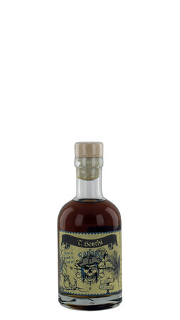 T.Sonthi - Panama-Rum - Spirituose auf Rumbasis - 0,2 l - Miniflasche - 44,3%