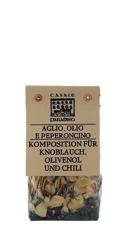 Aglio olio e peperoncino - Gewürzmischung Knoblauch & Peperoni für Pasta
