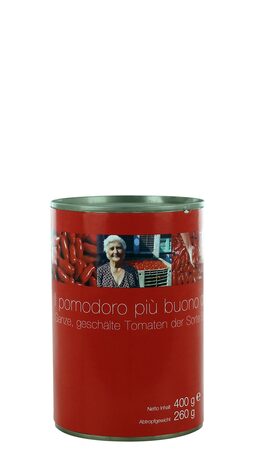 Pomodoro San Marzano - ganze geschälte rote San Marzano-Tomaten