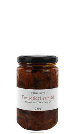 Primopasto -Pomodori secchi sott'olio - getrocknete Tomaten in Öl - 280g Glas (Abtropfgewicht: 162g)