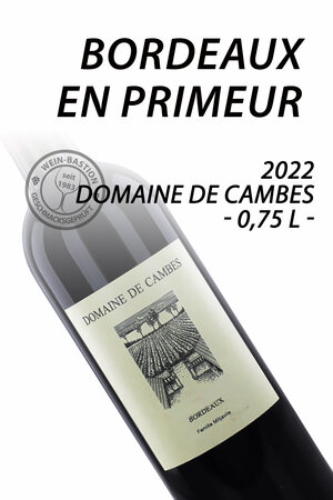 2022 Domaine de Cambes - Bordeaux AC - Frankreich -Subskription-