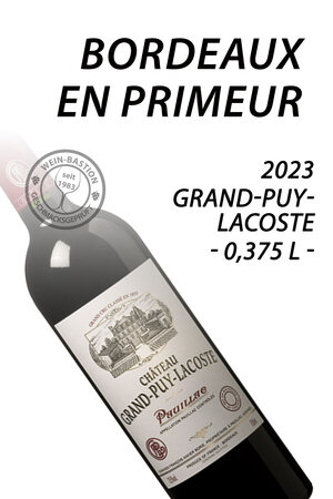 2023 Chateau Grand Puy Lacoste 0,375 l - halbe Flasche - 5eme Cru Classe Pauillac